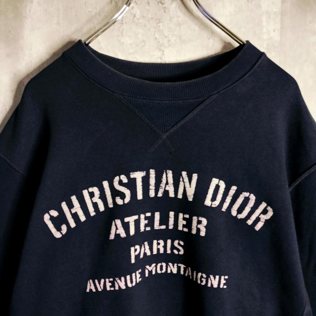 Dior ATELIER ディオール アトリエ ロゴ スウェット XL ネイビー
