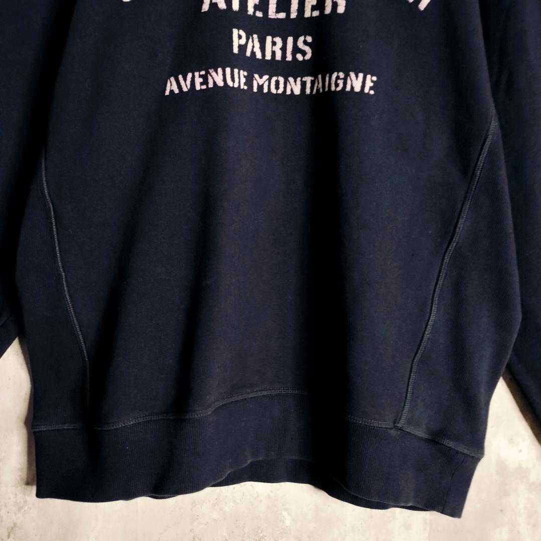 Dior ATELIER ディオール アトリエ ロゴ スウェット XL ネイビー