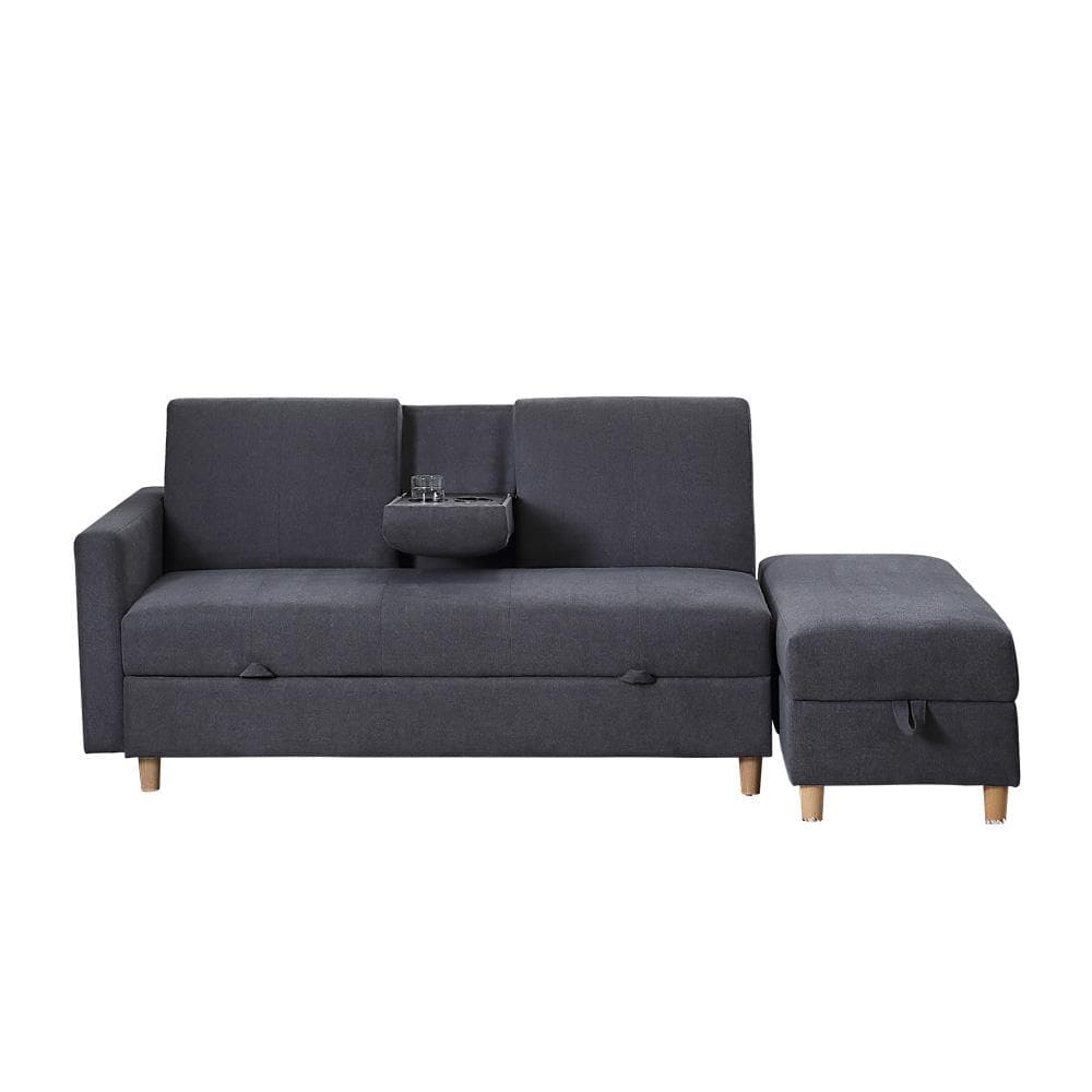 ソファー 3人掛け ソファ 多機能ソファベッド 収納機能 引き出し オットマン