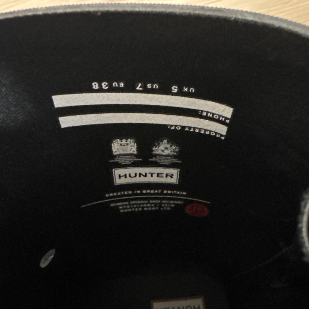 【極美品】HUNTER　レインブーツ　レディース