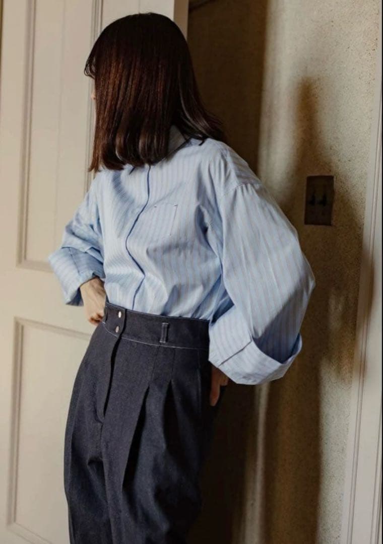 デレス　deres ストライプ　シャツ