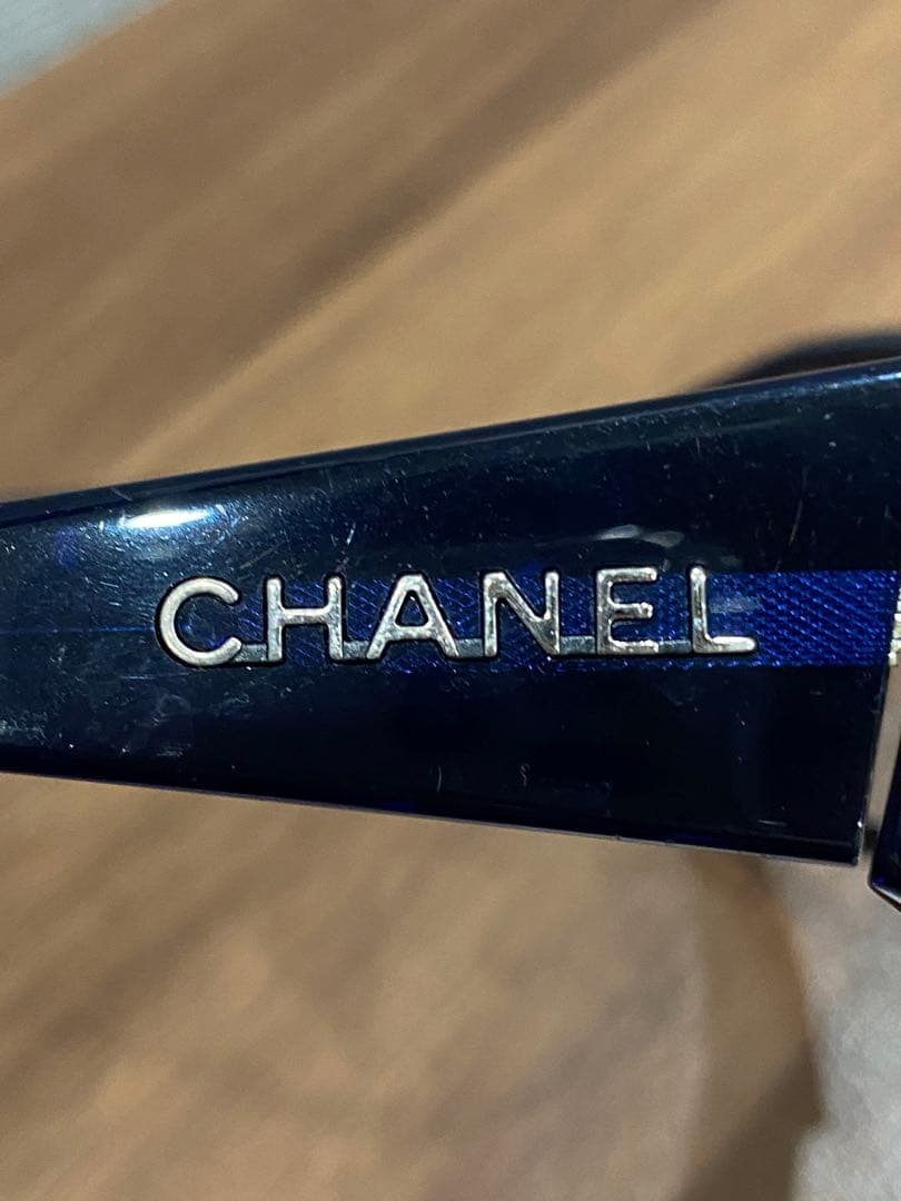 【CHANEL】シャネル　ネイビー スポーツサングラス