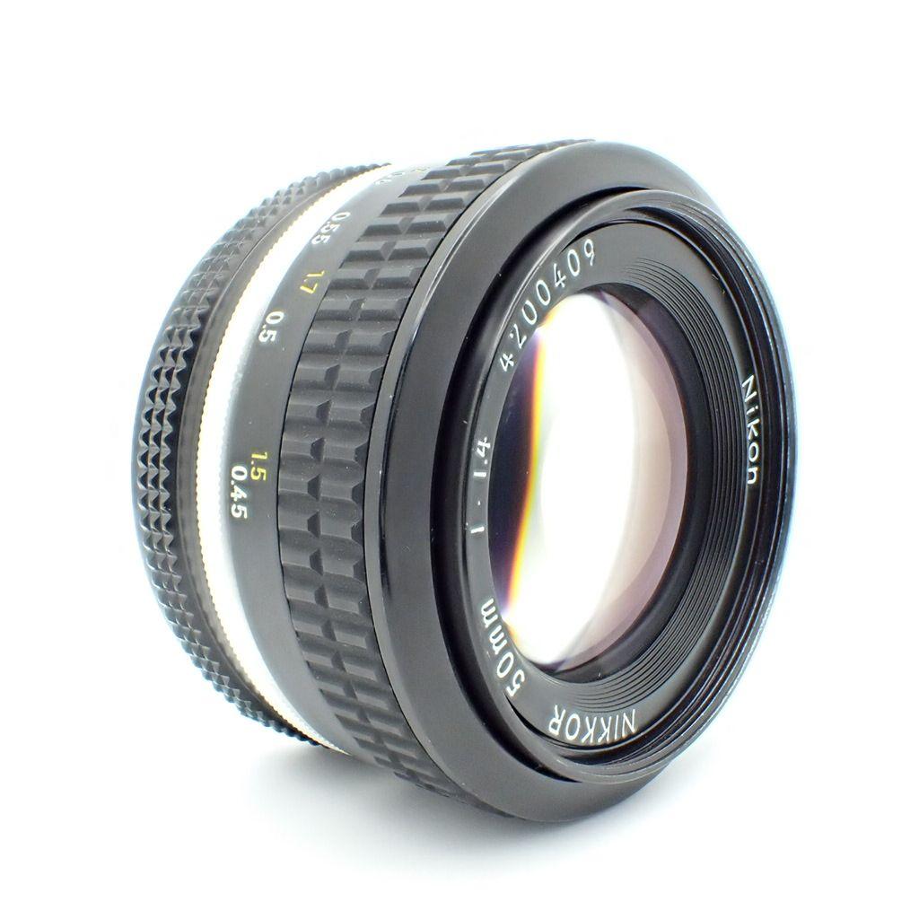 【動作確認済】Nikon Ai 50mm f1.4 初期保証&純正付属品付