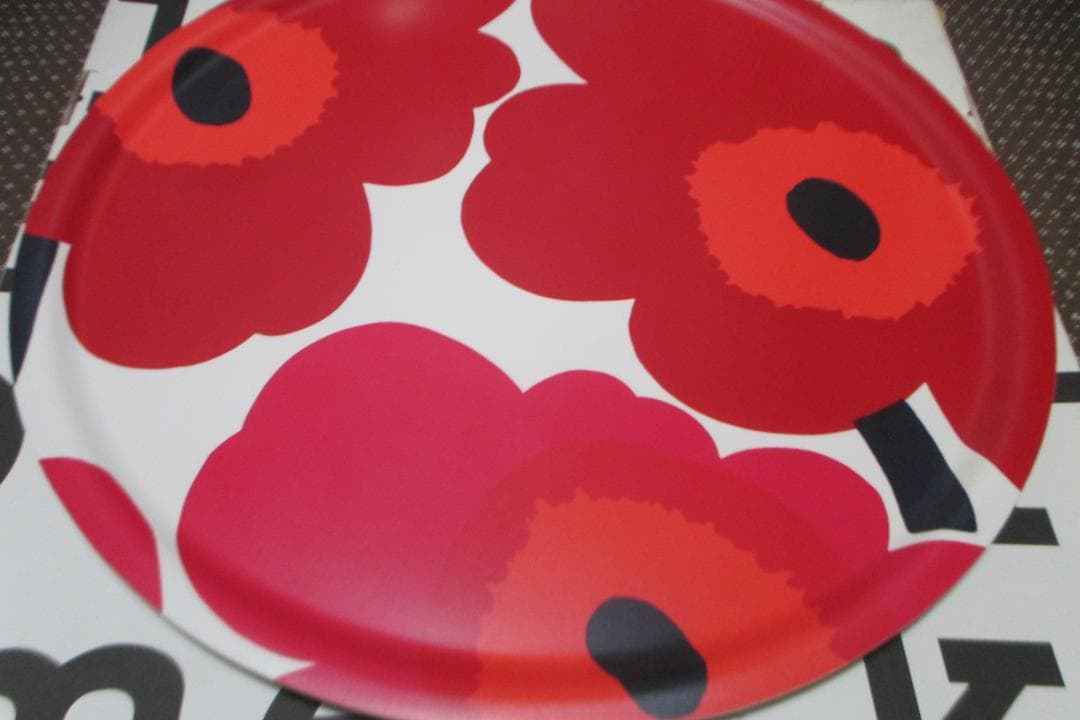 marimekko マリメッコ UNIKKO ウニッコ トレイ 65㎝ 希少