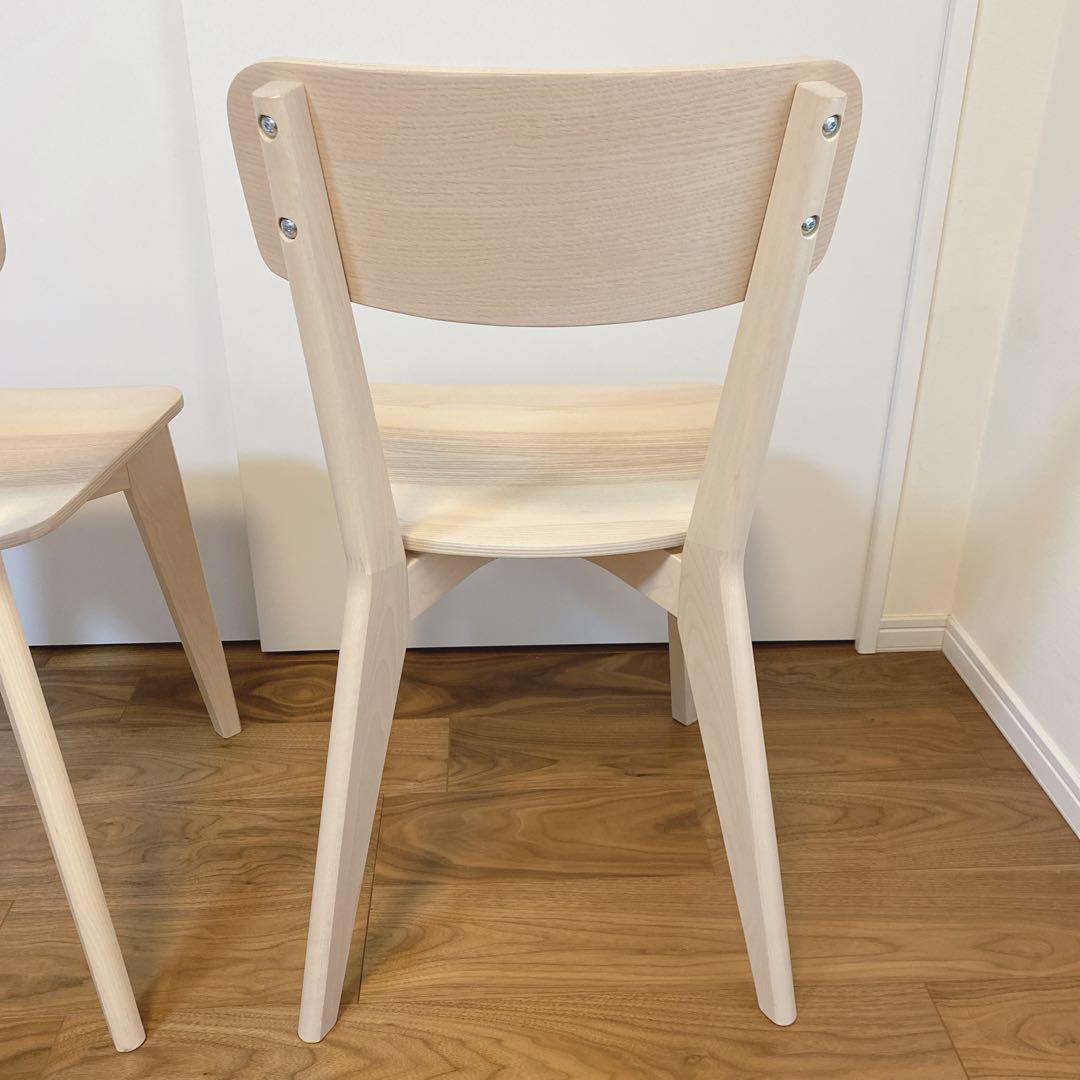【美品】IKEA LISABO イケア リーサボー ダイニングチェア 2脚