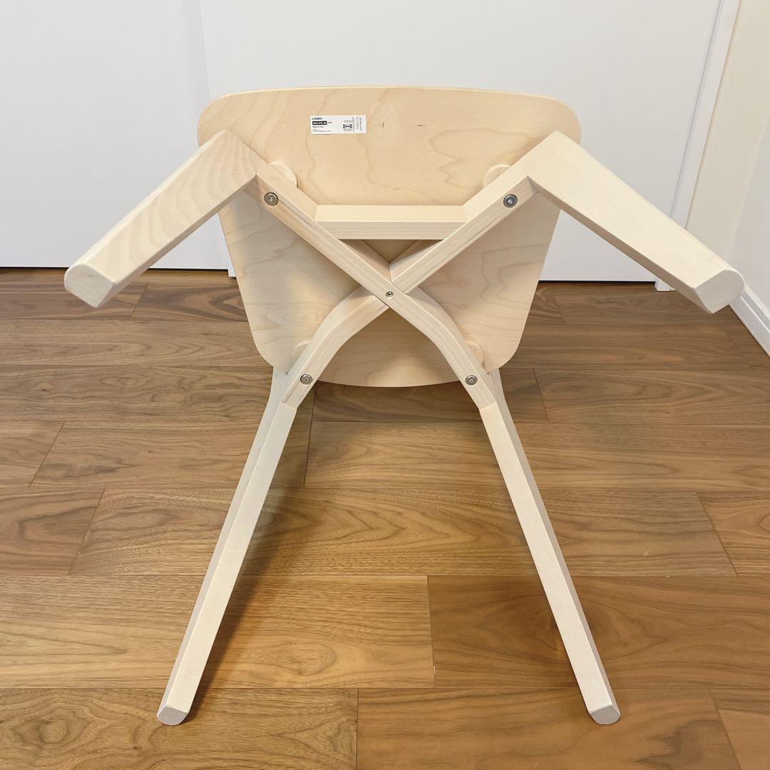 【美品】IKEA LISABO イケア リーサボー ダイニングチェア 2脚