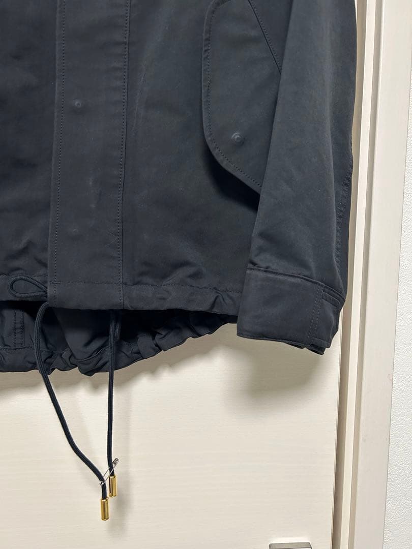 ザリラクス　フード付き モッズコート　黒　34サイズ　ユナイテッドアローズ 購入