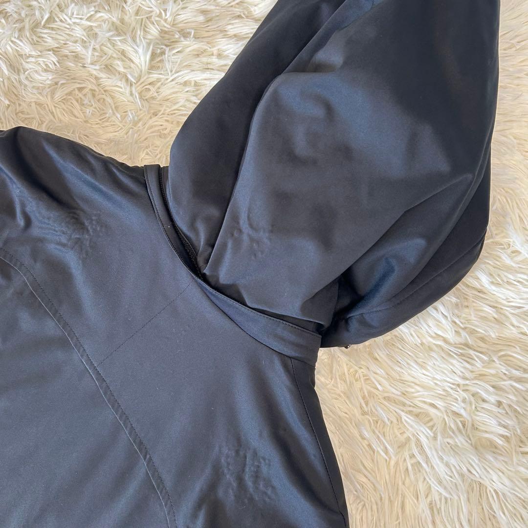 バーバリーゴルフ　2way フード　取り外し　ジャケット　男女兼用　ブラック