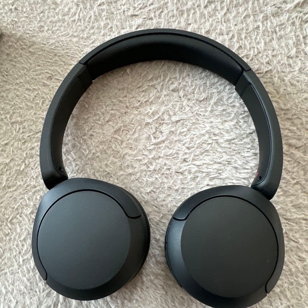 SONY ワイヤレスヘッドホン ブラック 本体