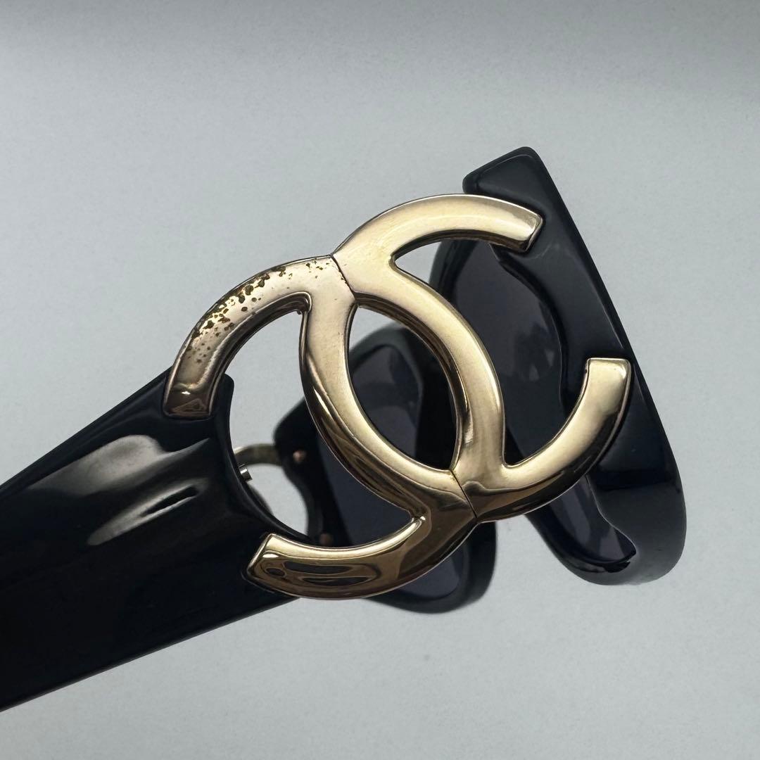 CHANEL シャネル ココマーク サングラス 度入り 金 ゴールド レディース
