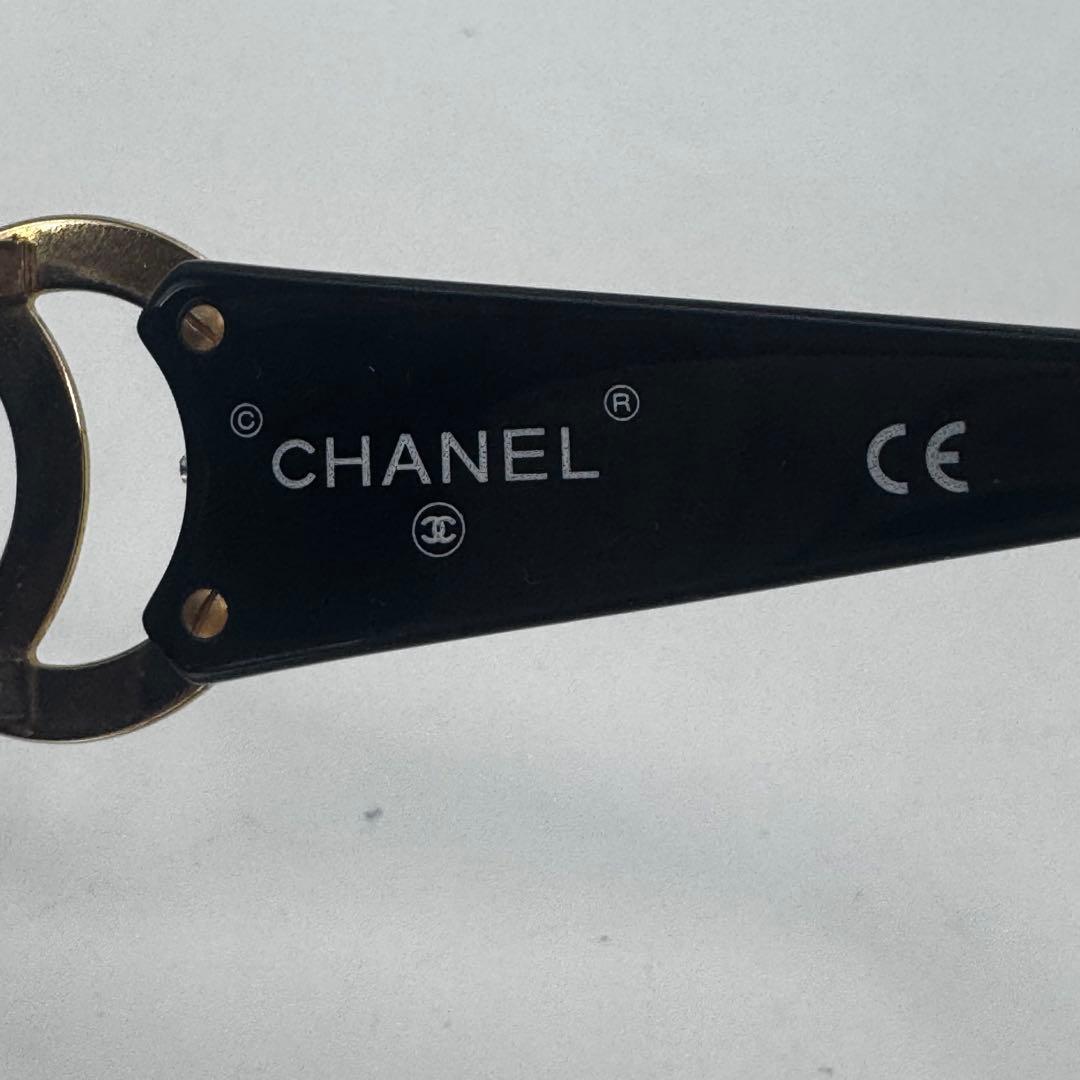 CHANEL シャネル ココマーク サングラス 度入り 金 ゴールド レディース