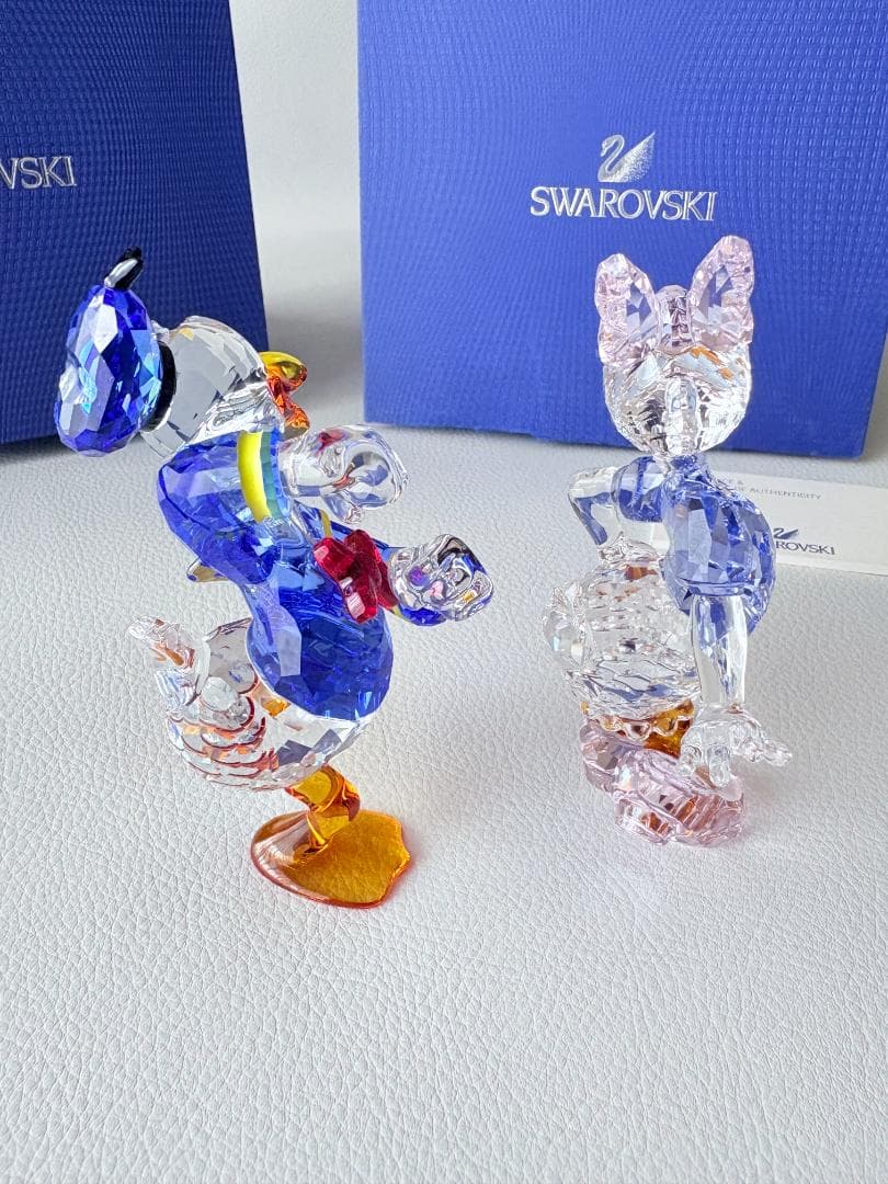 スワロフスキー　ドナルド デイジー セット 専用箱付