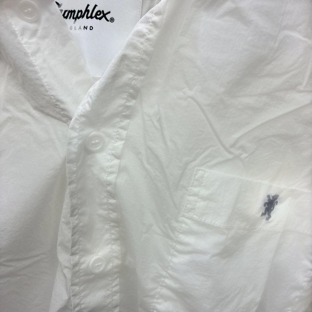 Gymphlex ホワイト長袖シャツ