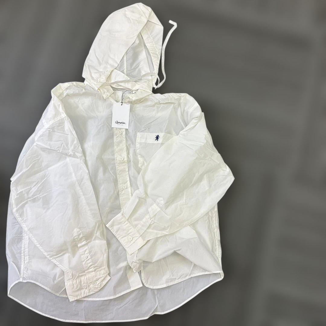 Gymphlex ホワイト長袖シャツ