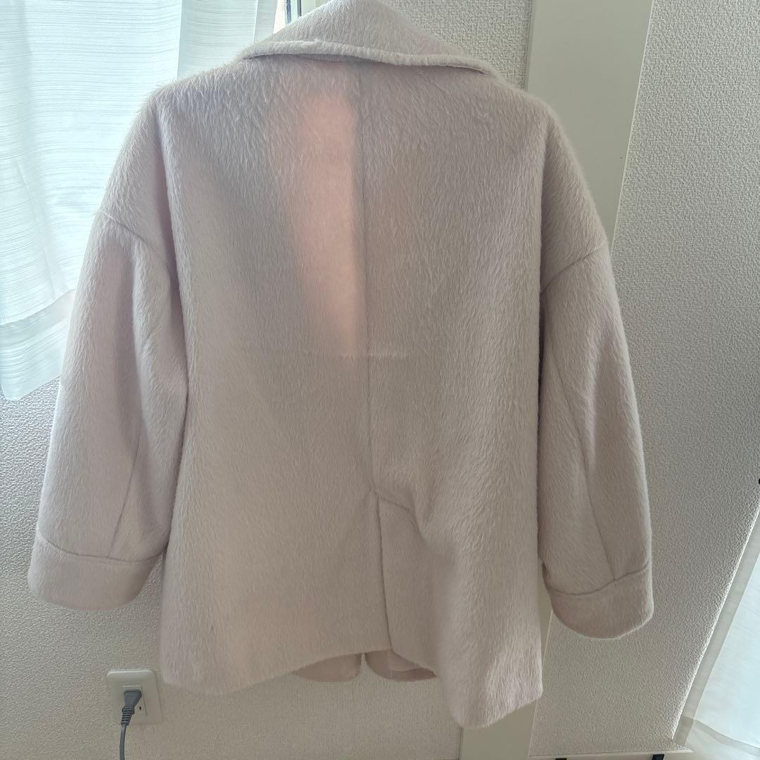 OLIVE des OLIVE シャギーコート ピンク