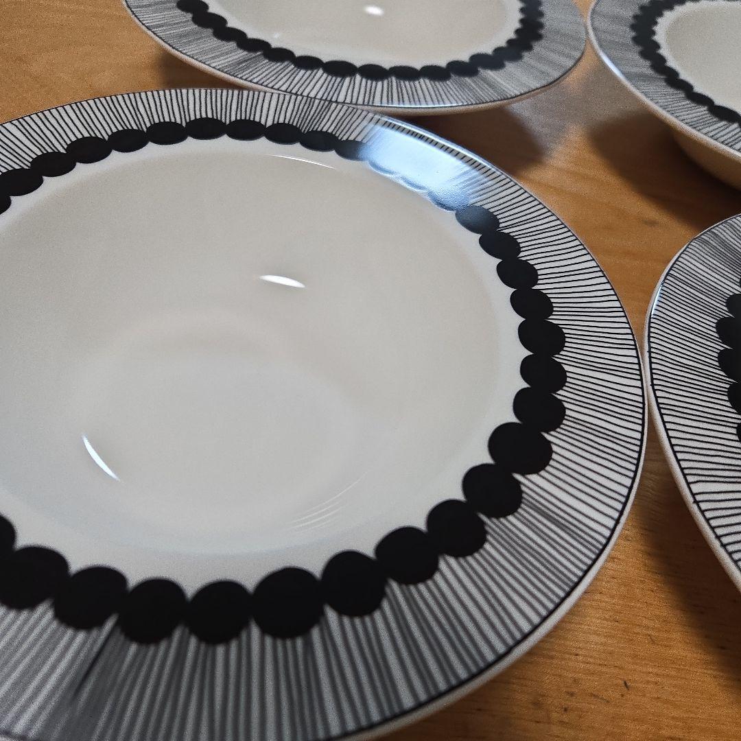 【極美品】Marimekkoシイルトラプータルハ　　プレート20cm　4枚セット
