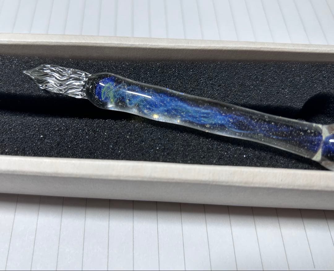 ガラスペン　星空　carrocro