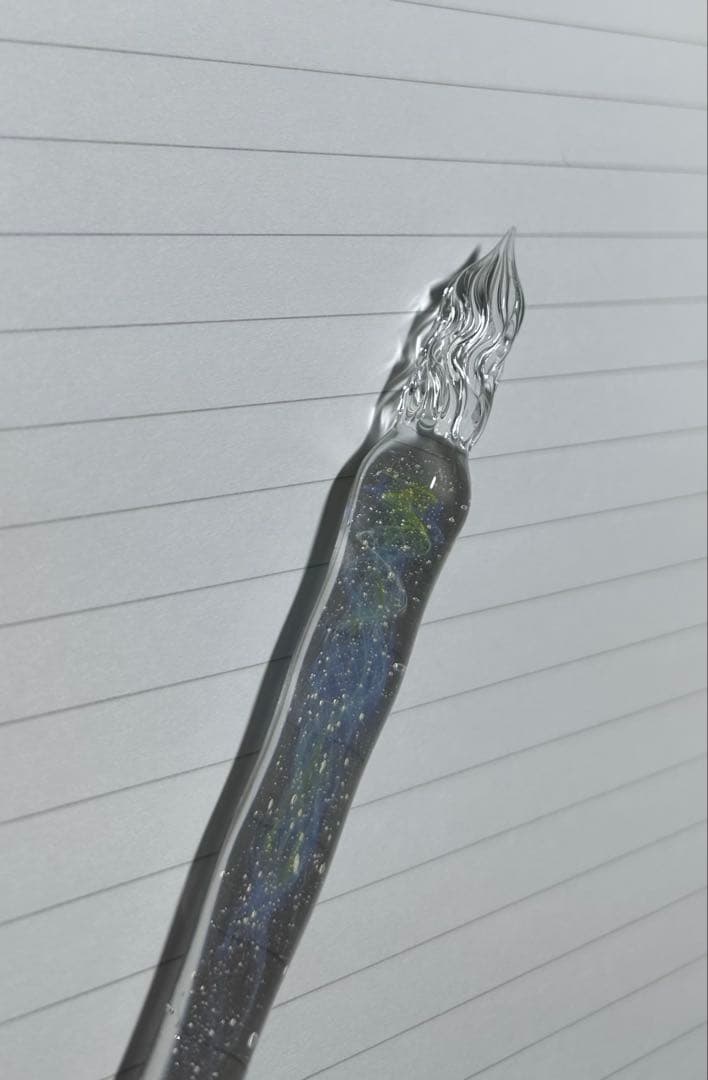 ガラスペン　星空　carrocro