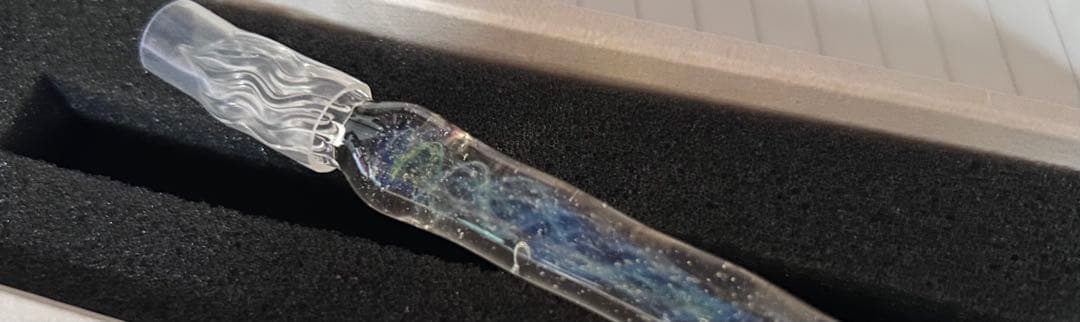 ガラスペン　星空　carrocro