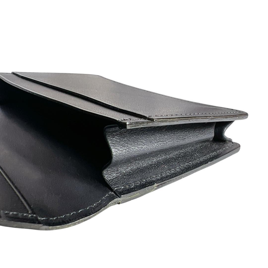 クロコダイル ビジネス用 名刺入れ epoi GANZO 黒 光沢　わに革