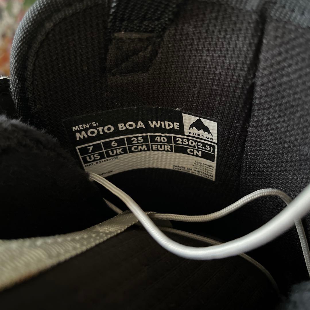 BURTON MOTO ブラック スノーボードブーツ