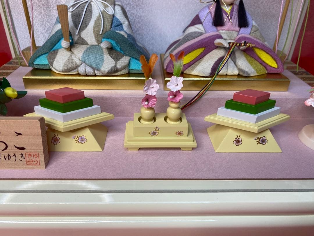 木目込み人形　アクリルケース入・ひなろこ　工房ゆうき