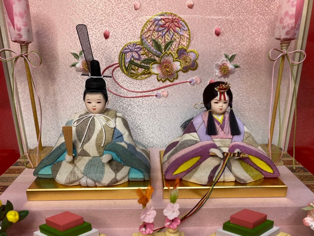 木目込み人形　アクリルケース入・ひなろこ　工房ゆうき