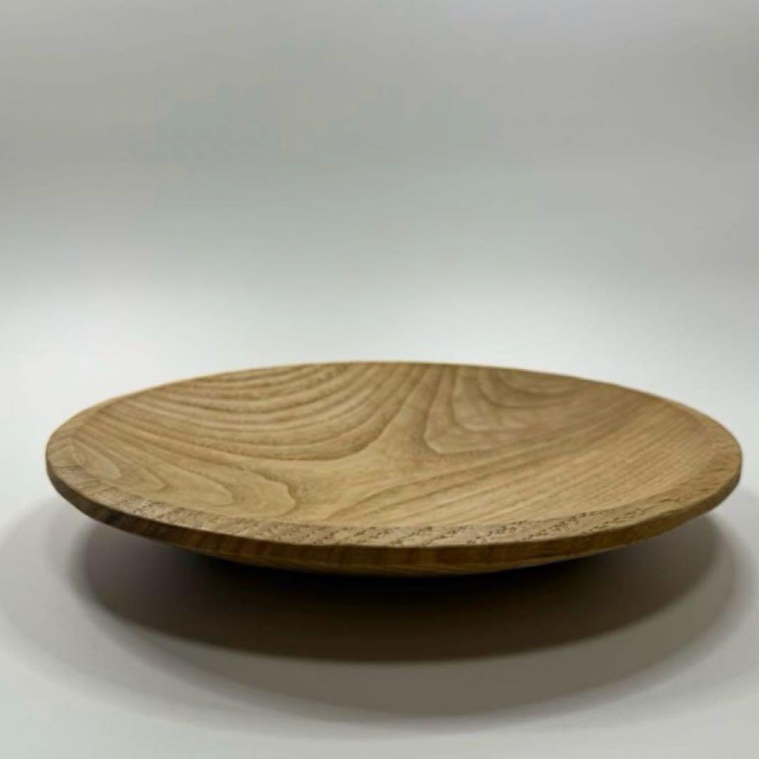 【ユタカ】木製プレート 舟形40cm& 木製ボウル 26cm
