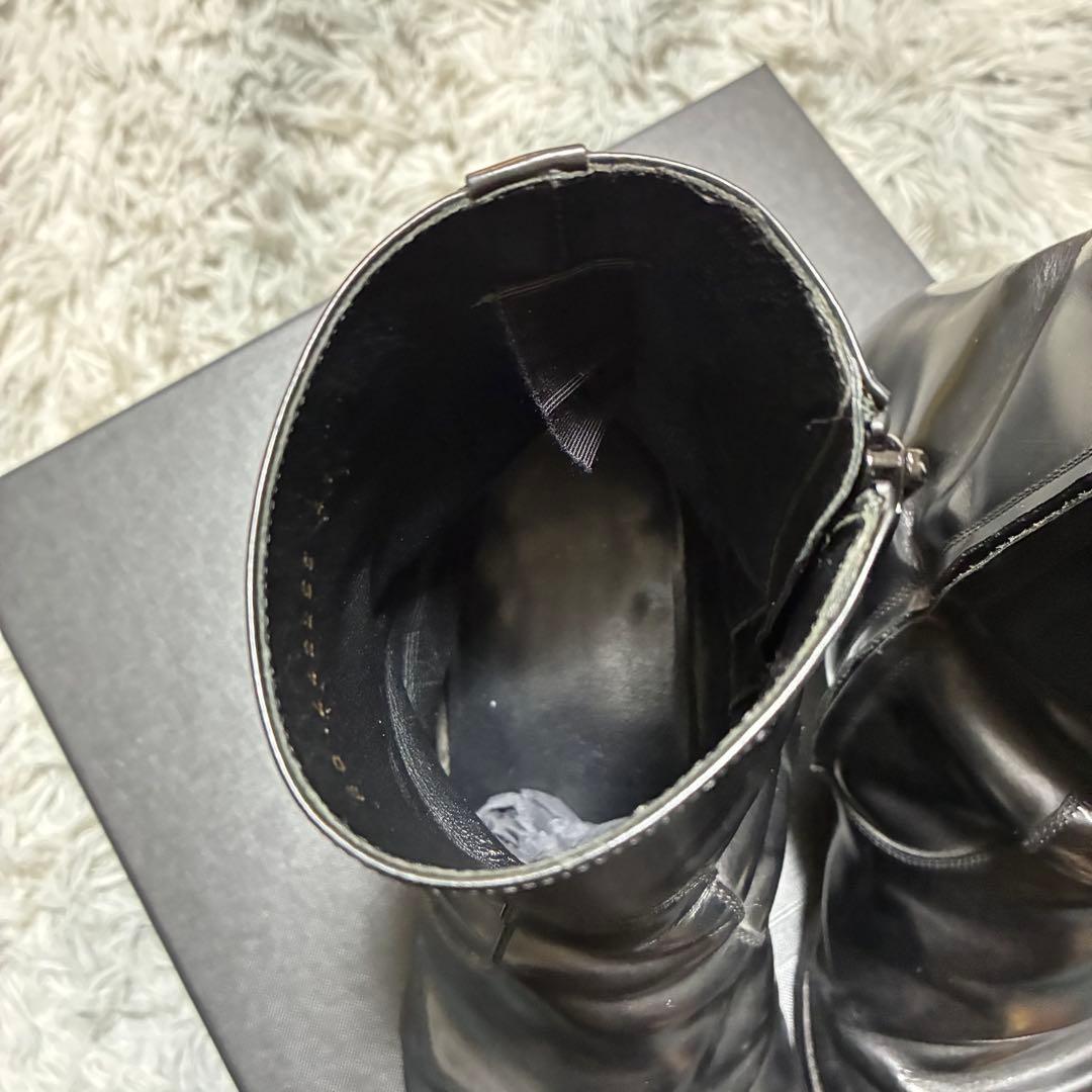 【○箱あり】SAINT LAURENT PARIS 本革 41 BLACK