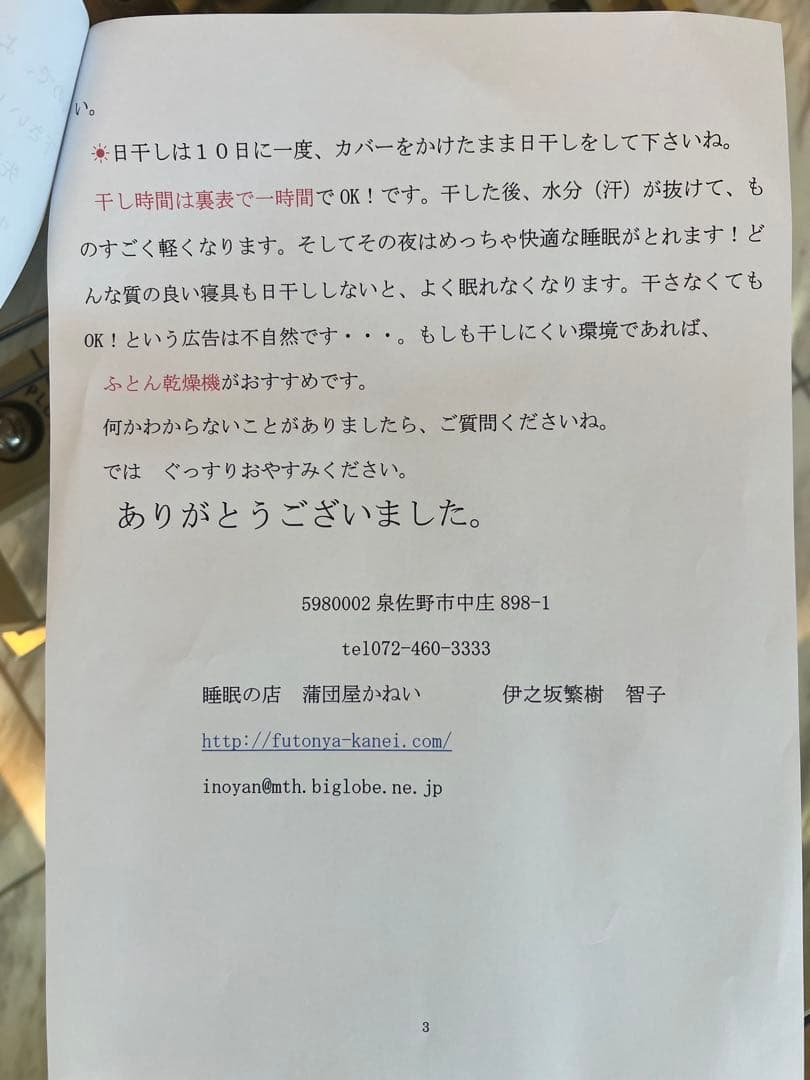 IWATA キャメル毛 敷きパッド ダブル