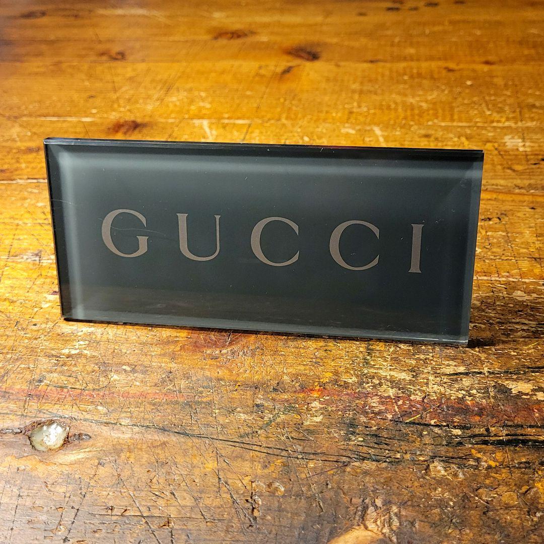 【非売品】希少 GUCCI グッチ オブジェ プレート ディスプレイ 販売店