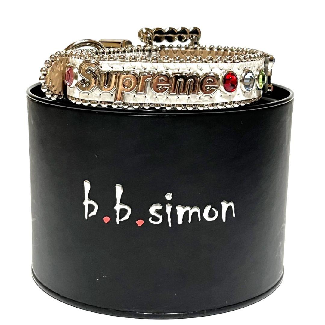 【希少・未使用】シュプリーム B.B. Simon スタッズドッグカラー