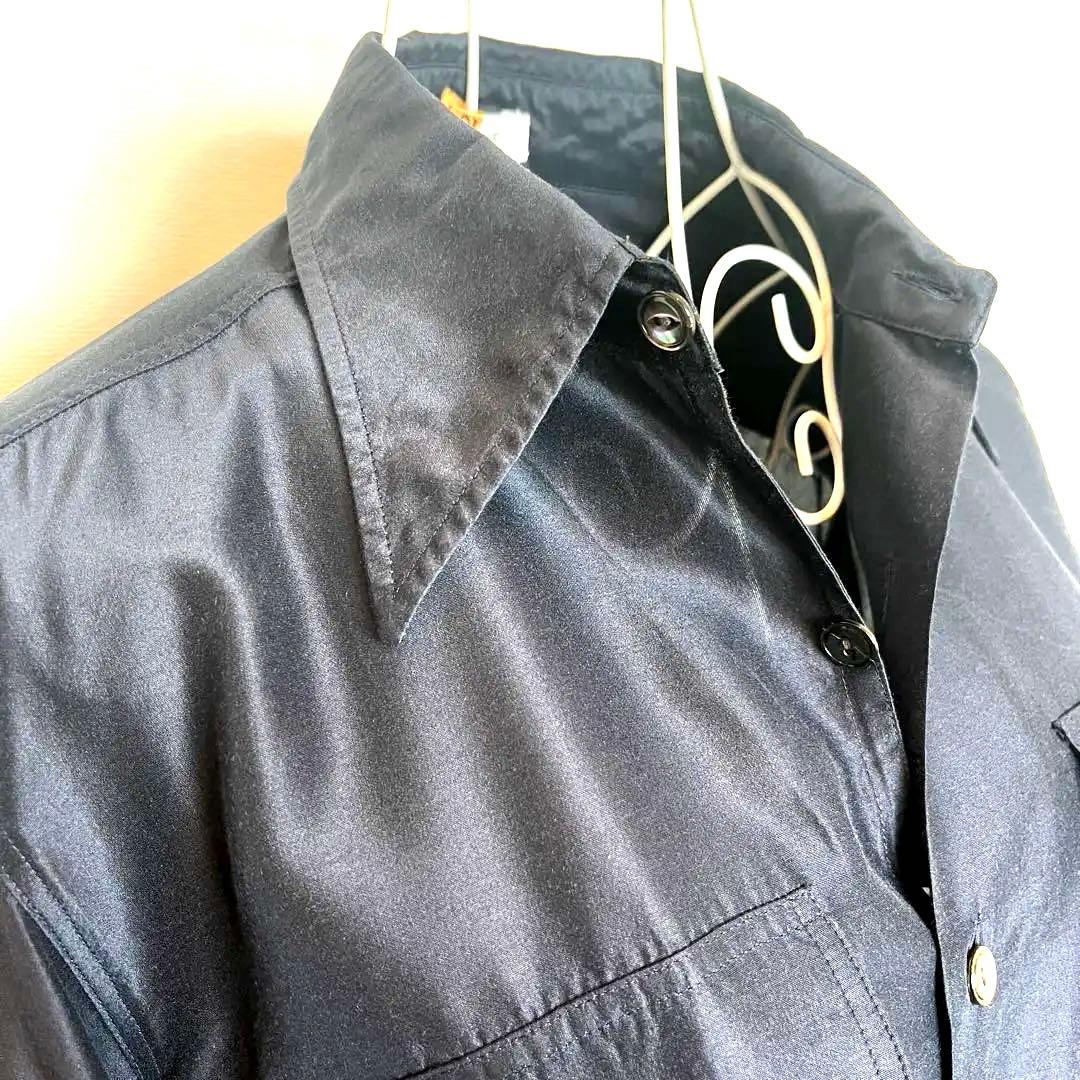 【MADISONBLUE】シルクハンプトンシャツ☆クリーニング済 清潔品