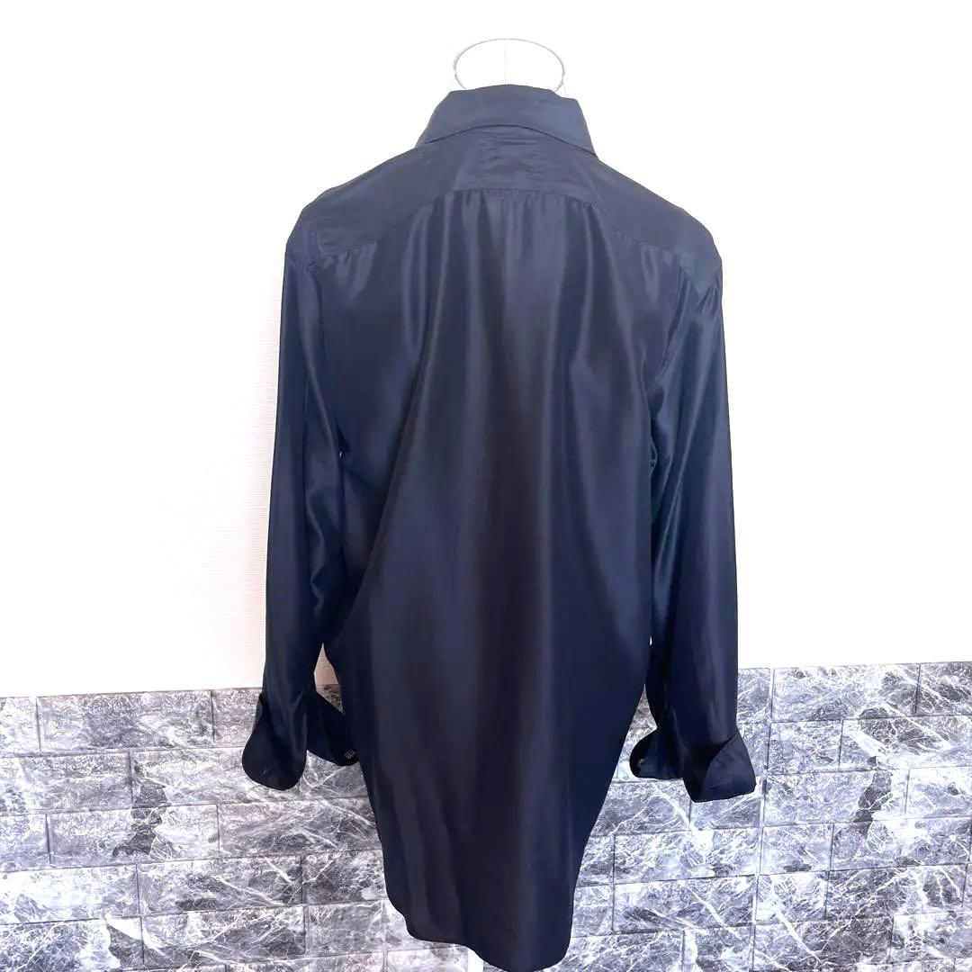 【MADISONBLUE】シルクハンプトンシャツ☆クリーニング済 清潔品