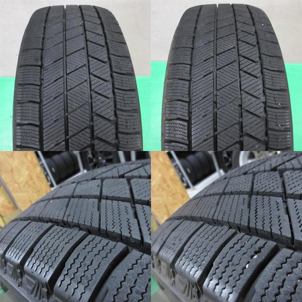 良品 ヴェゼル 215/60R16 2023年バリ山スタッドレス オデッセイ