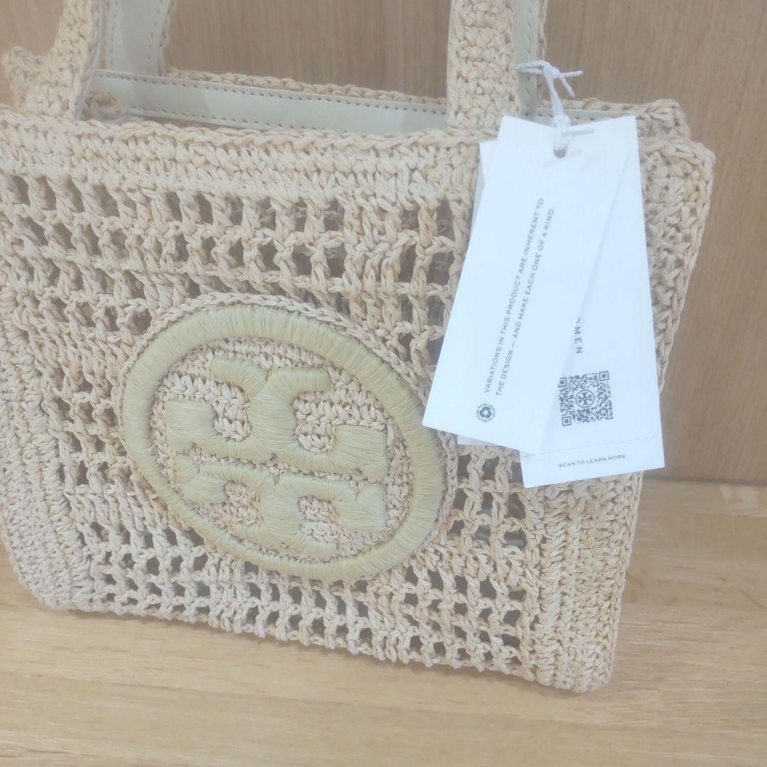 新品　♡TORY BURCH♡　 カゴバッグ クロシェスモールミニトートバッグ