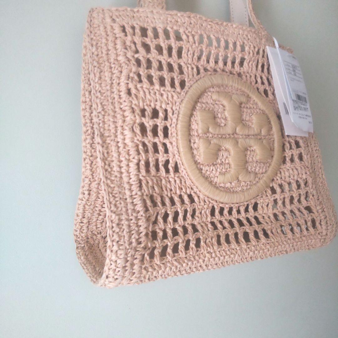 新品　♡TORY BURCH♡　 カゴバッグ クロシェスモールミニトートバッグ