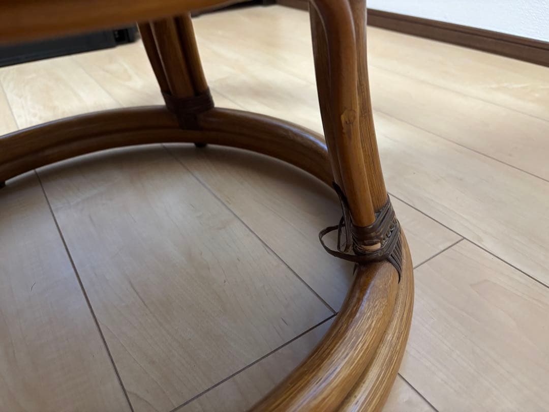 風間 KAZAMA アームチェア 回転椅子 籐家具 ラタン家具