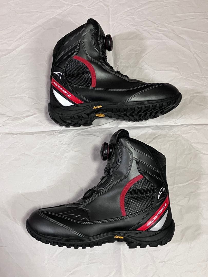 クシタニ K-4575 ライディングブーツ ガンメタ23.5cm 新品同様