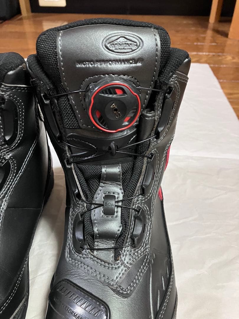 クシタニ K-4575 ライディングブーツ ガンメタ23.5cm 新品同様