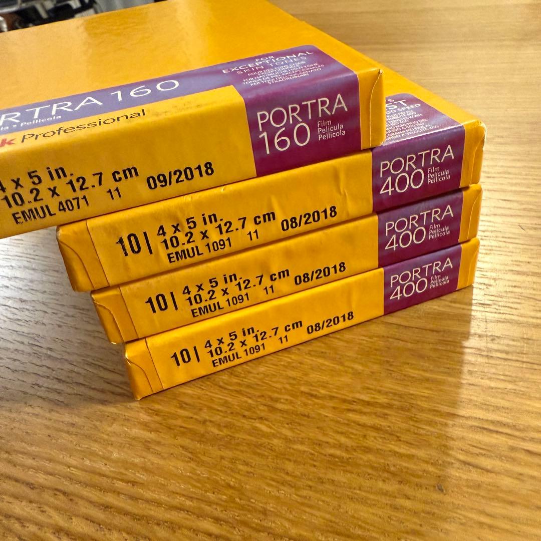 KODAK PORTRA 160 & 400 4x5 *期限切れ