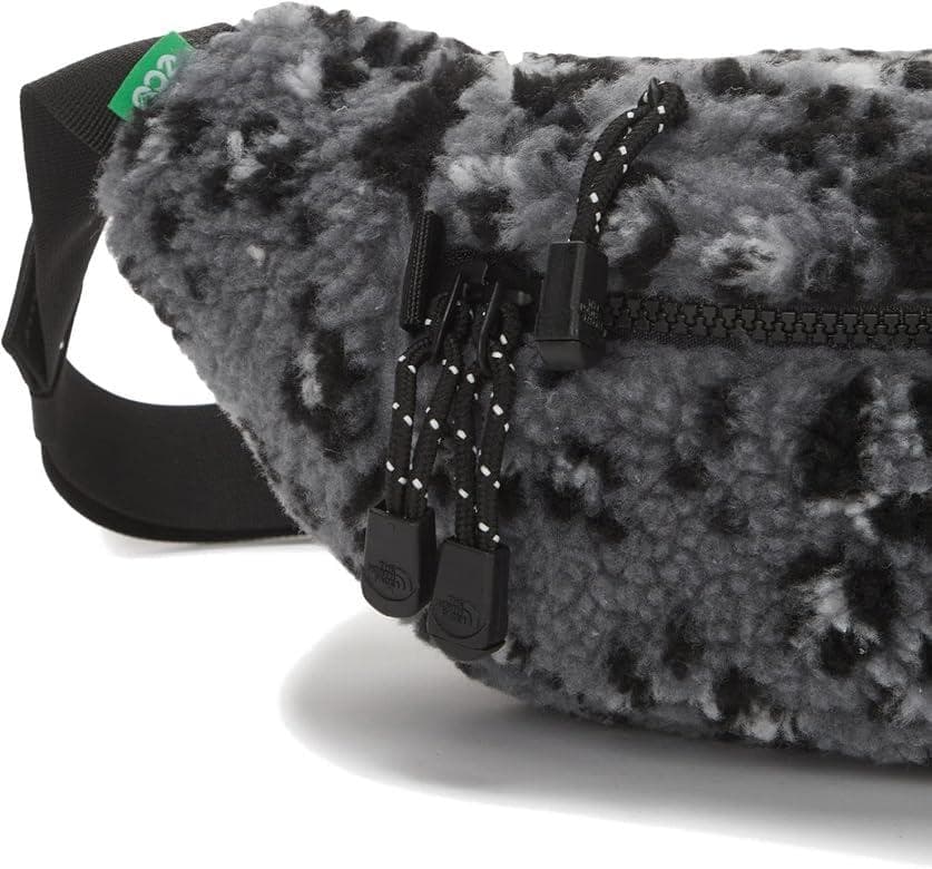 海外！ノースフェイス　ボディバッグ　ショルダーバッグ　レオパード柄　チャコール