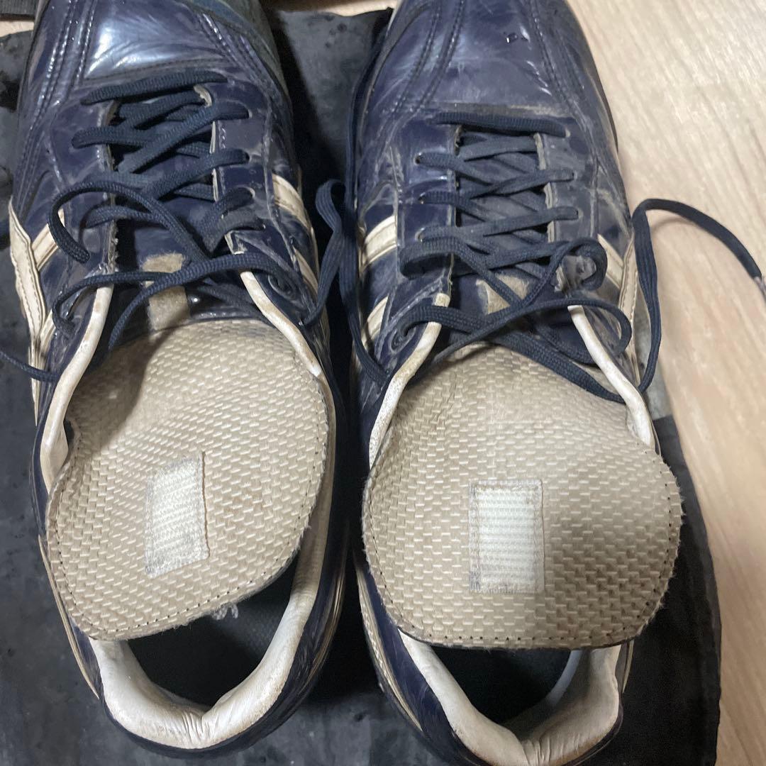 ASICS スパイクシューズ ネイビー/ホワイト