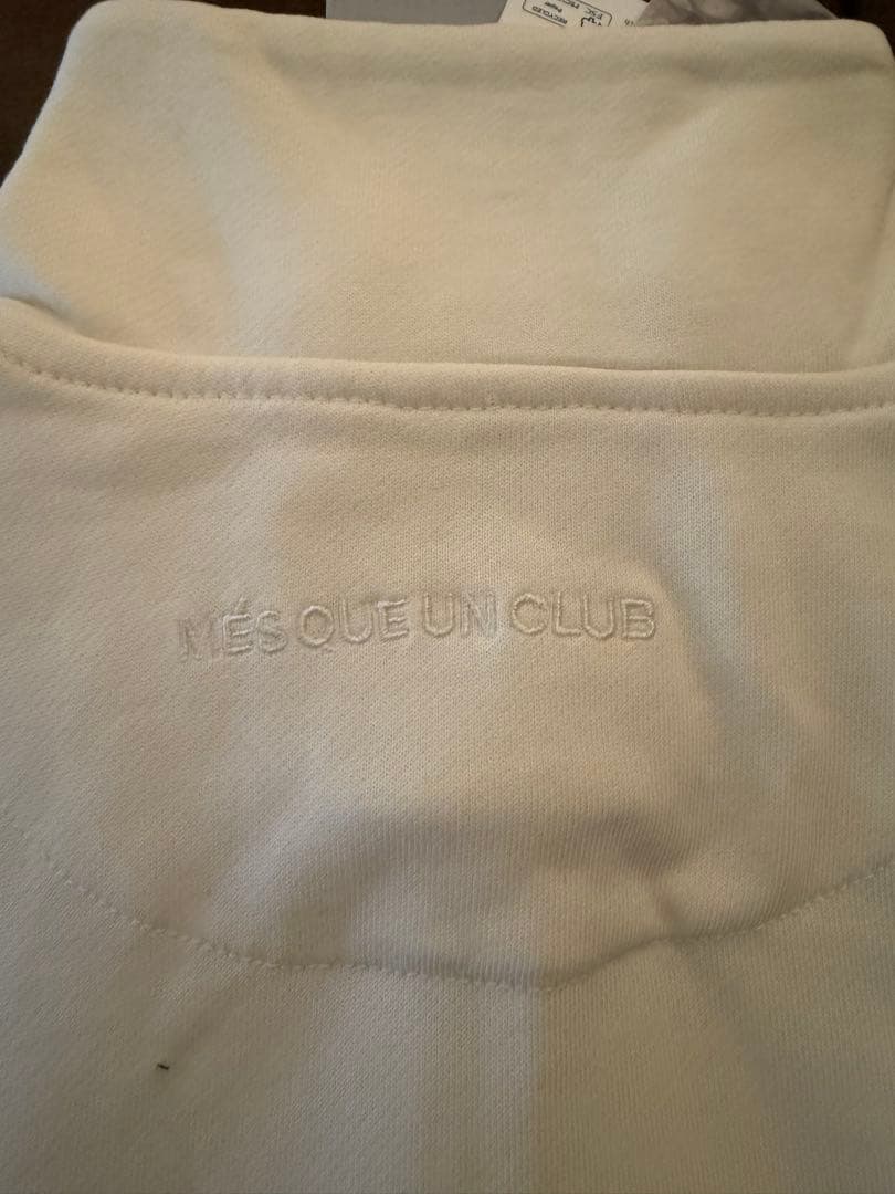 【新品未使用】FCバルセロナ ホワイト ハイネック トレーナー