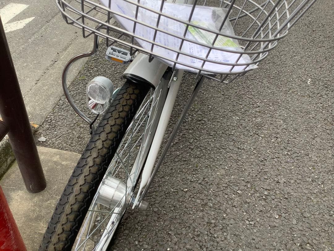 ganpu33 クラシカルジュニア　24インチ　6段変速ホワイト/※104