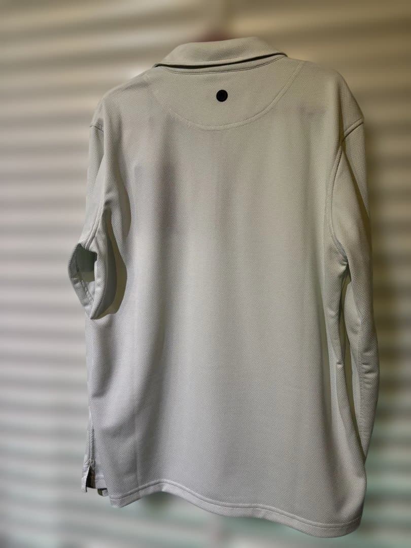 【新品】ブリーフィングレディースサイズL 長袖ZIP SHIRT ホワイト