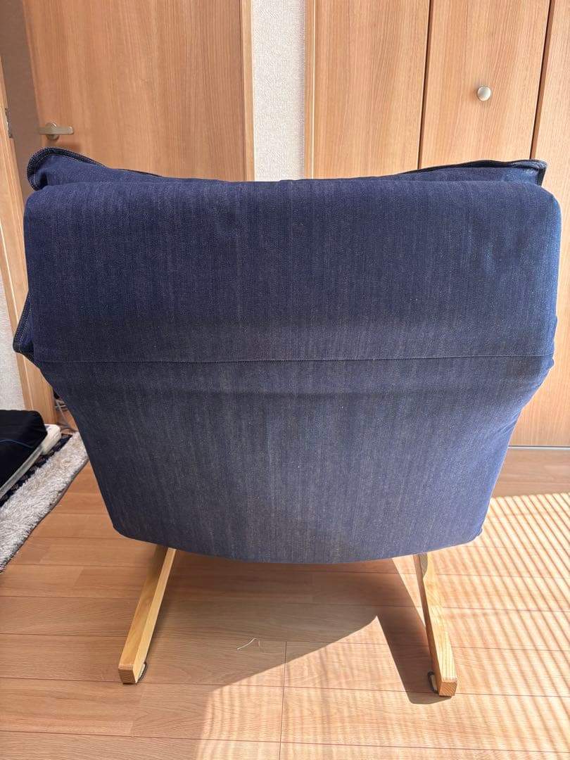 すうページ① 無印良品　ハイバックリクライニングソファ　替えカバー付