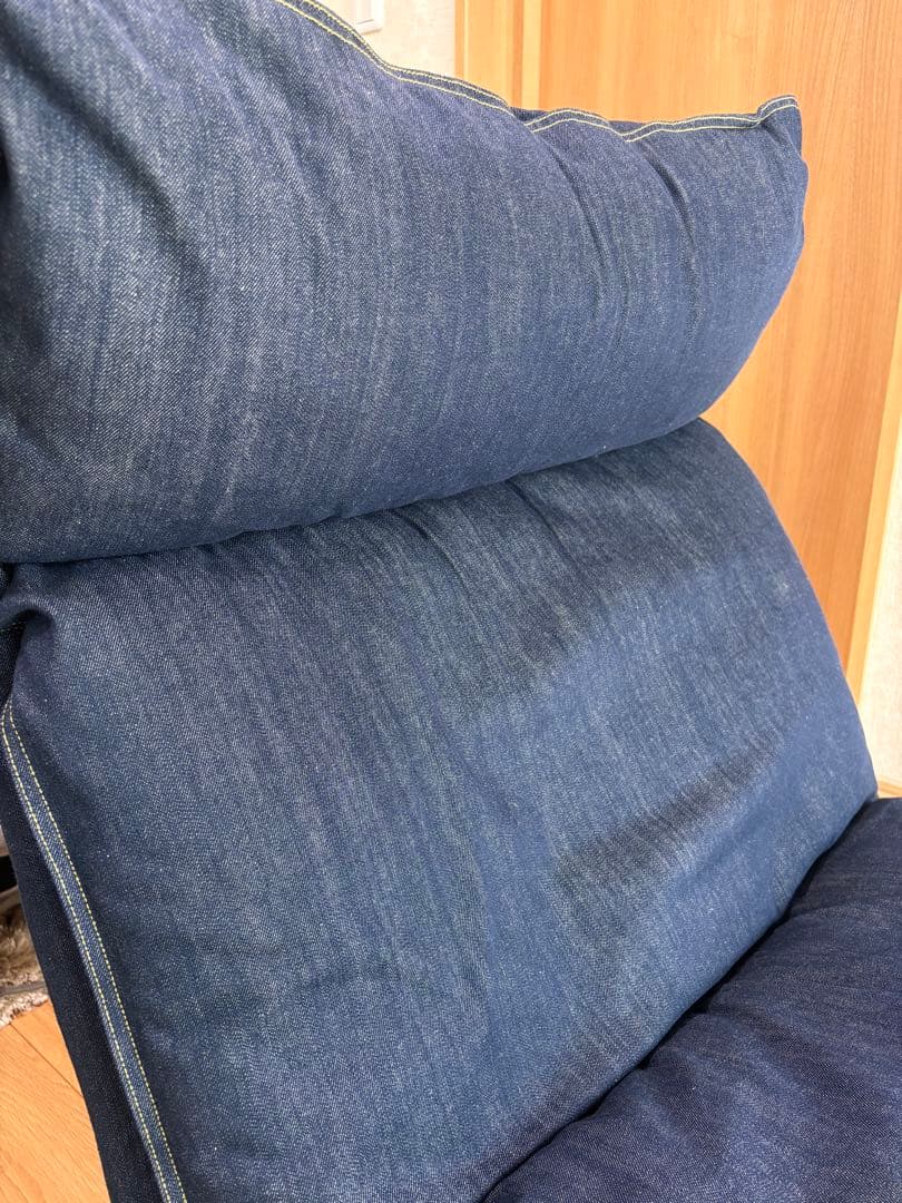 すうページ① 無印良品　ハイバックリクライニングソファ　替えカバー付