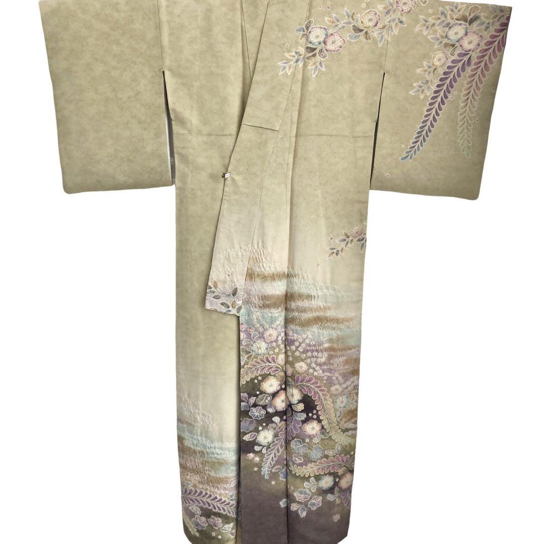 ★ゆうけい★辻ヶ花 訪問着 正絹 着物 4点 フルセット 入学式 卒業式