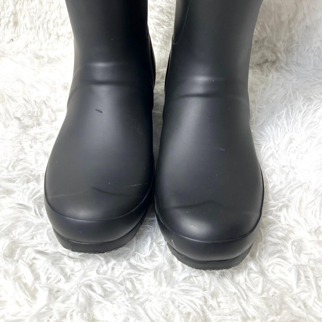 【極美品】HUNTER レインブーツロング ブラック UK6 25cm
